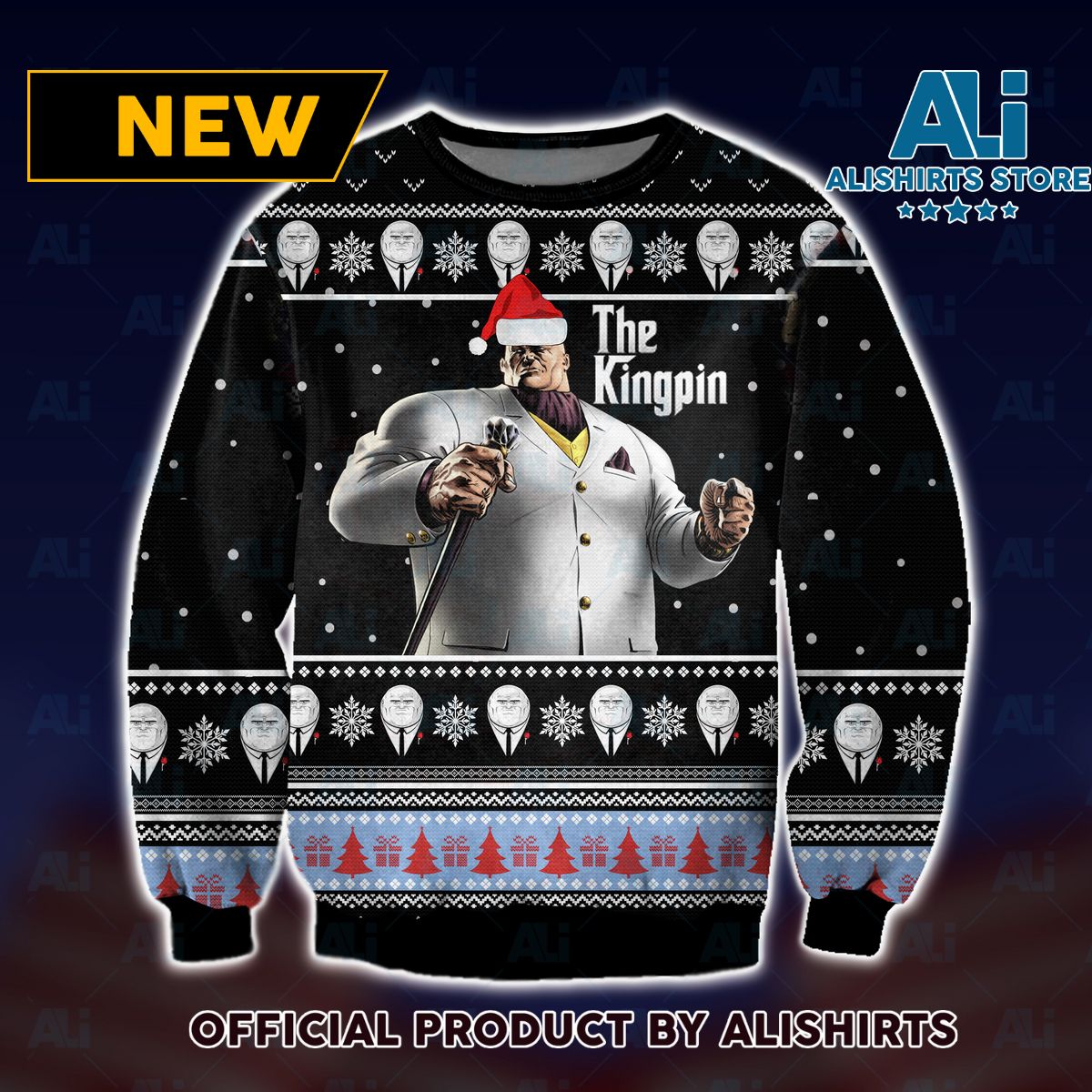 The Kingping Ugly Christmas Sweater
