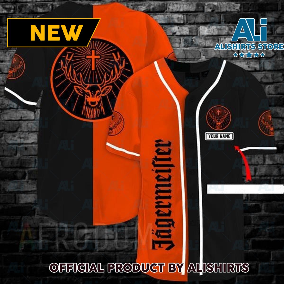 Personalized Jagermeister Baseball Jersey