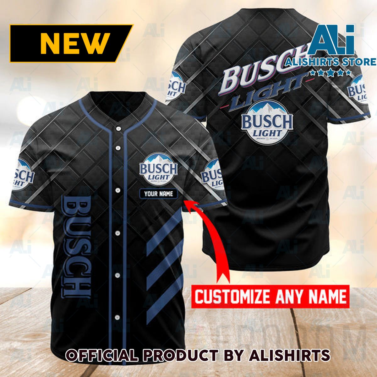 Personalized Vintage Busch Light Jersey