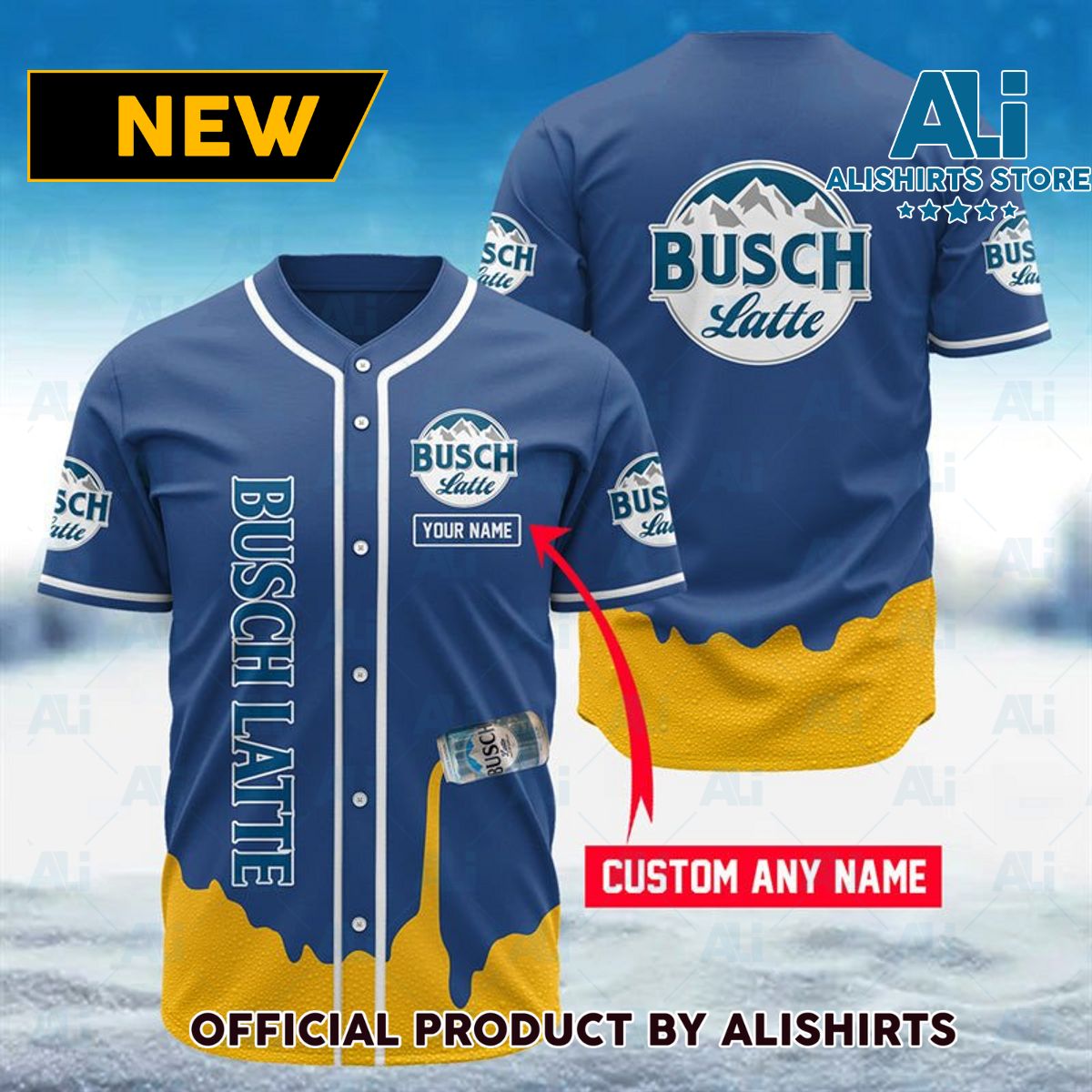 Customize Busch Latte Jersey Shirt