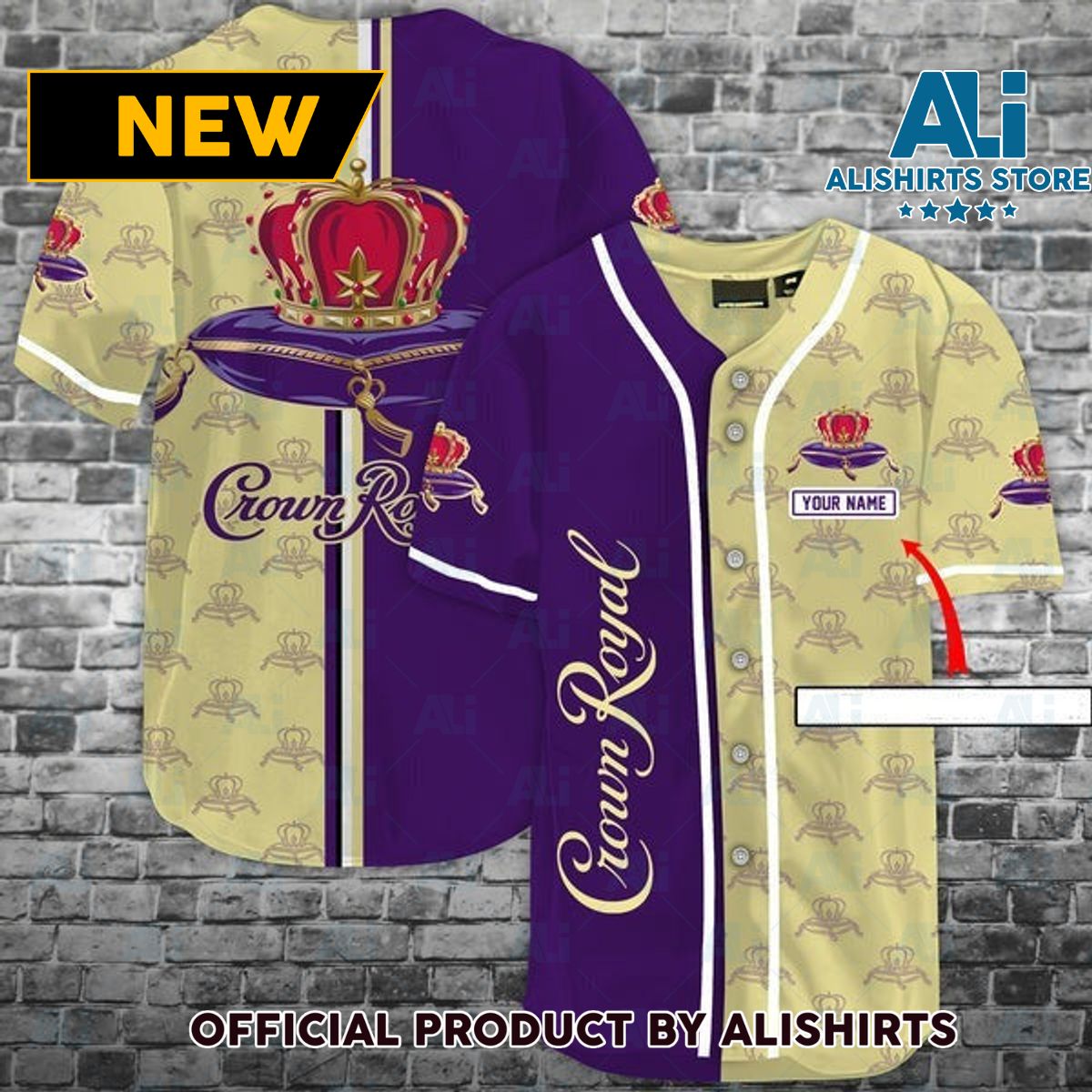 Personalized Crown Royal Baseball Jersey