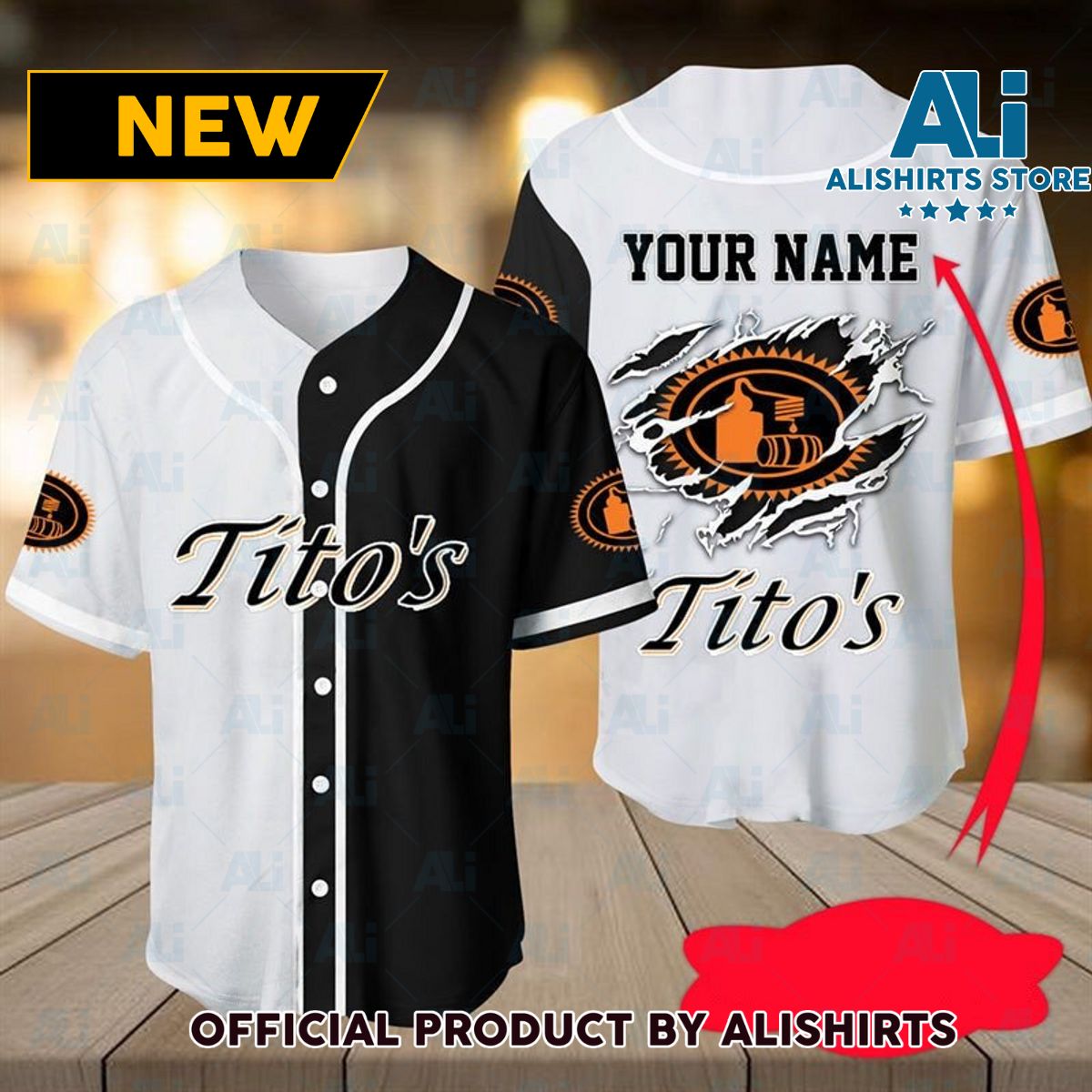 Personalized Tito's Jersey Shirt