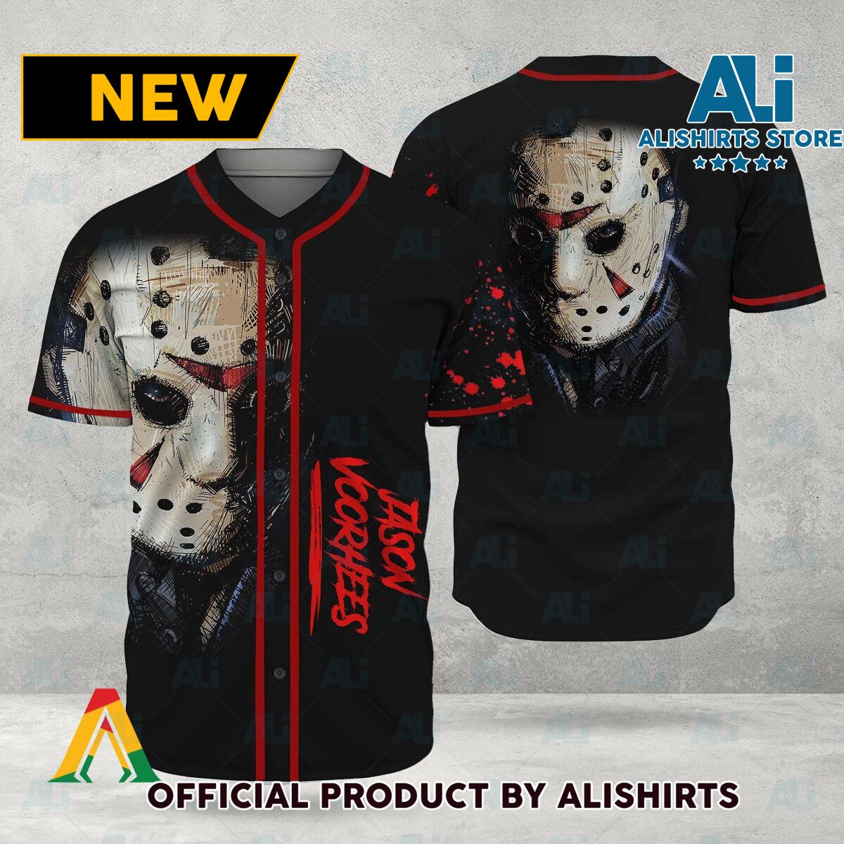 Happy Halloween Horror Jason Voorhees Baseball Jersey