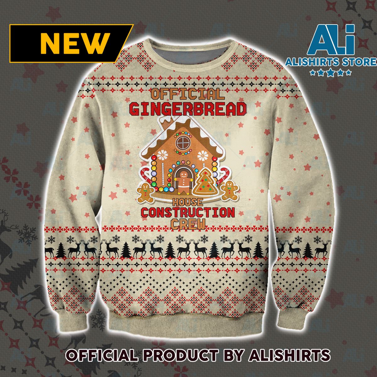 Gingerbread House Ugly Christmas Sweater