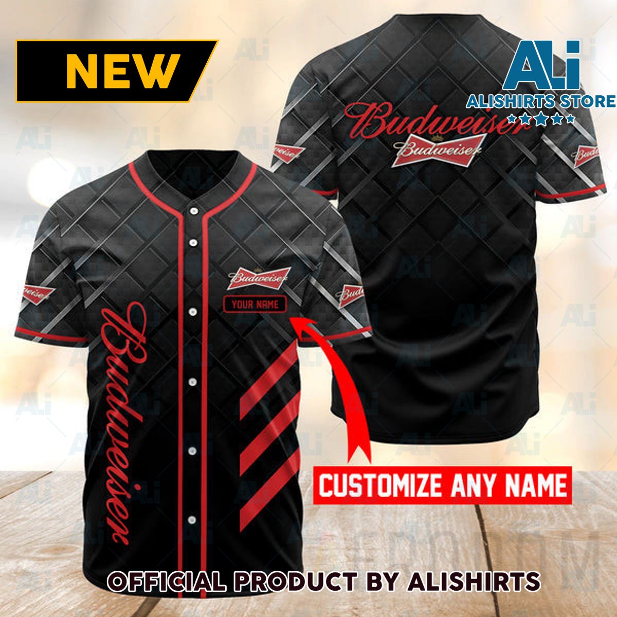 Personalized Vintage Budweiser Jersey