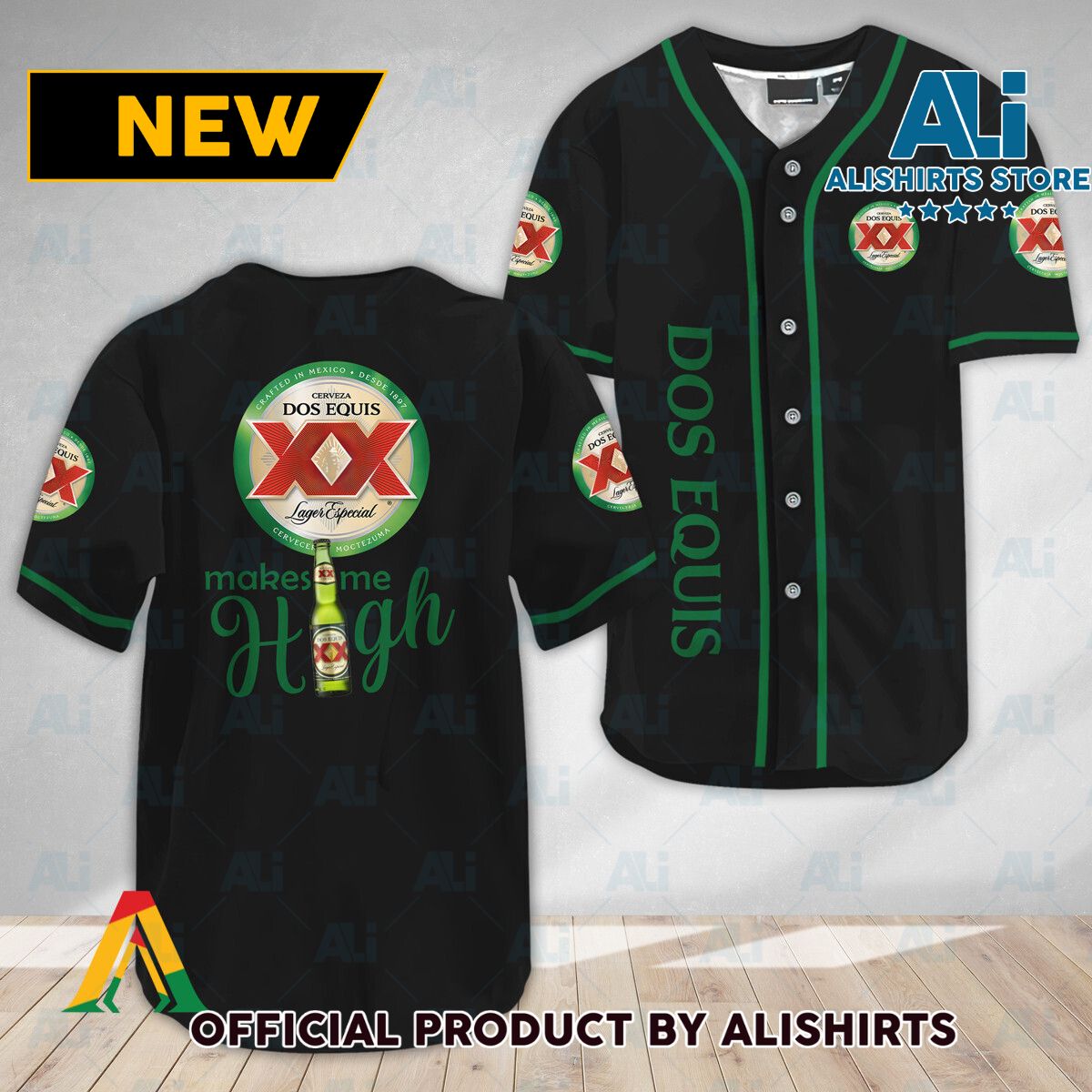 Dos Equis Make Me High Baseball Jersey