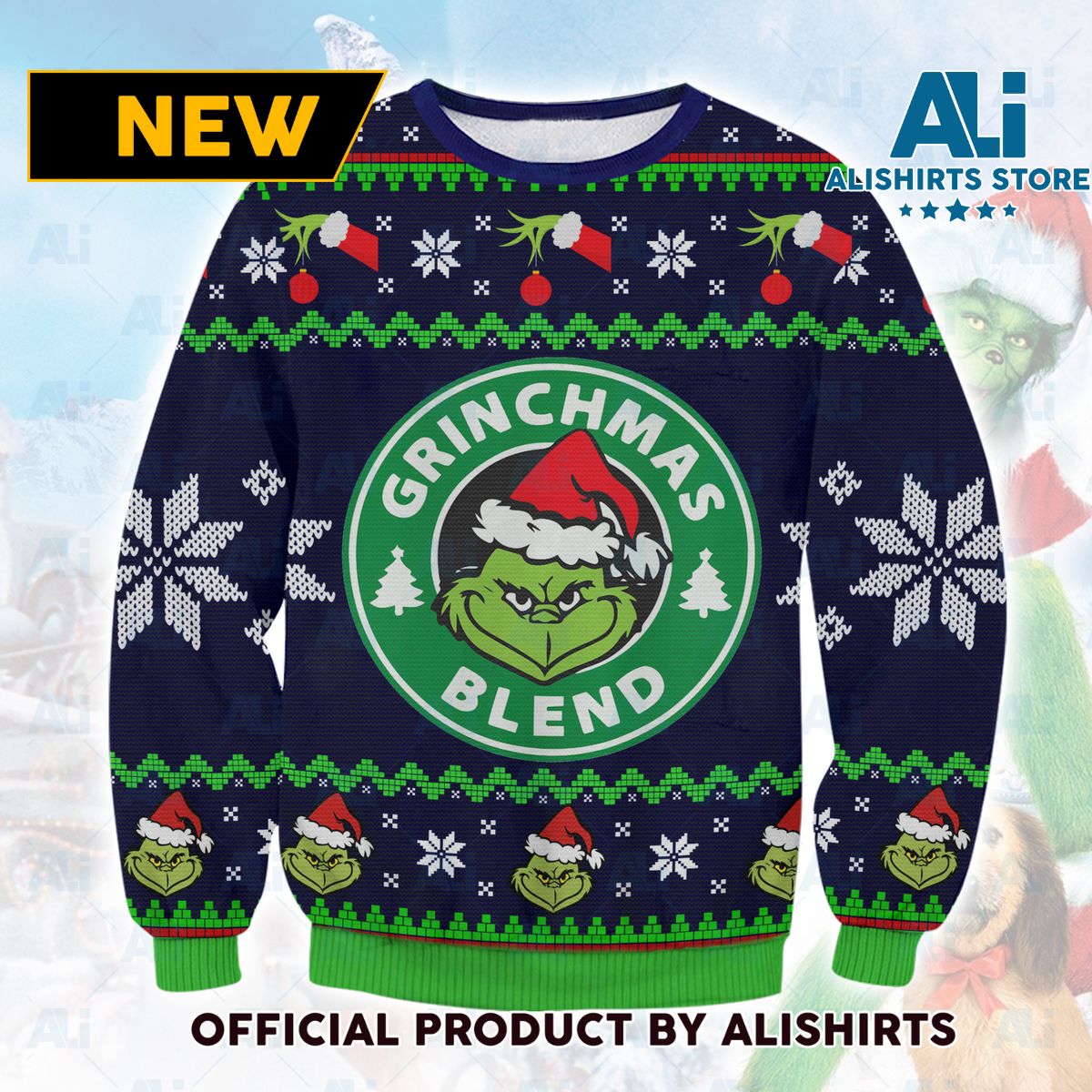 Grinchmas Blend Ugly Christmas Sweater