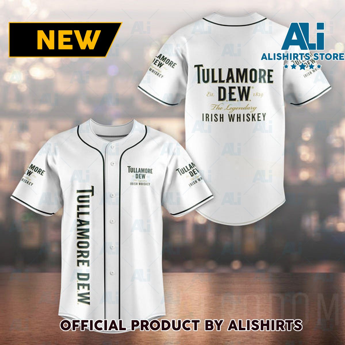 TULLAMORE DEW BASEBALL JERSEY