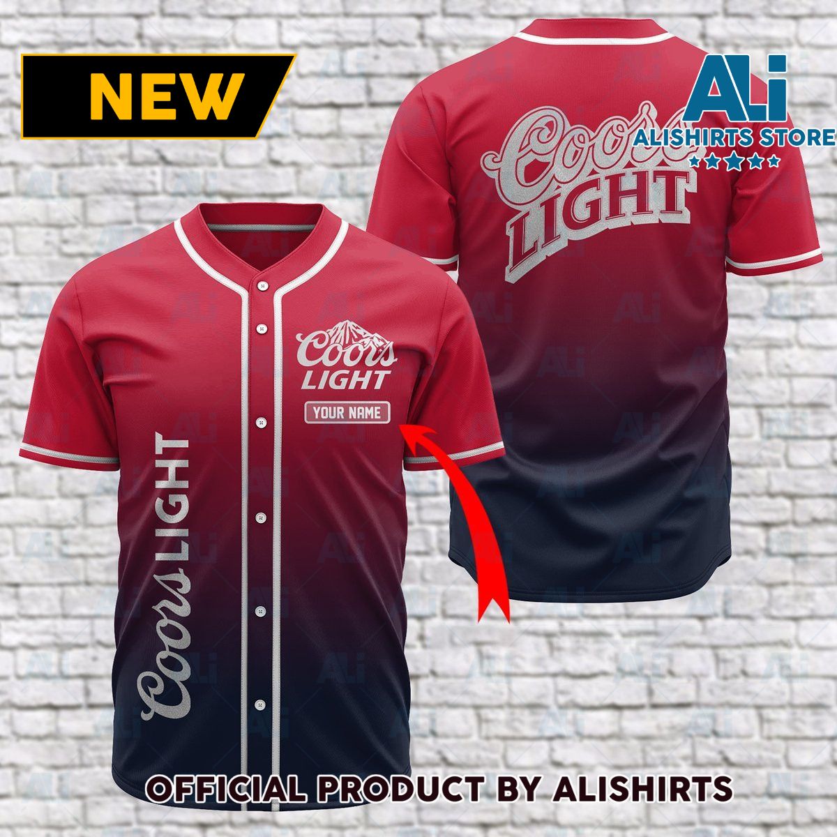 Personalized Coors Light Jersey Shirt