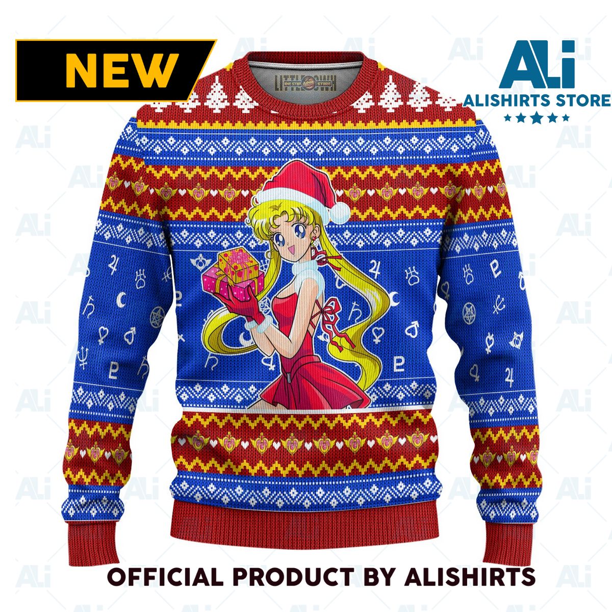 Sailor Moon Ugly Christmas Sweater Anime