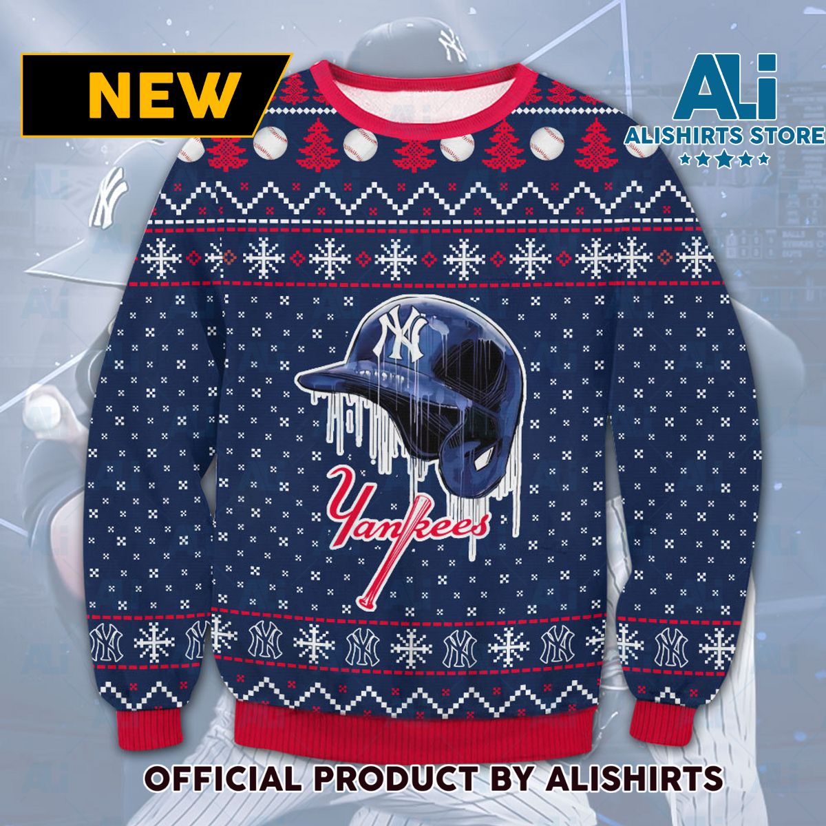 New York Yankees Christmas Ugly Sweater