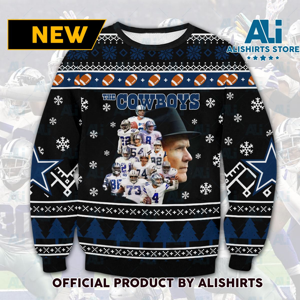 The Cowboys Christmas Ugly Sweater