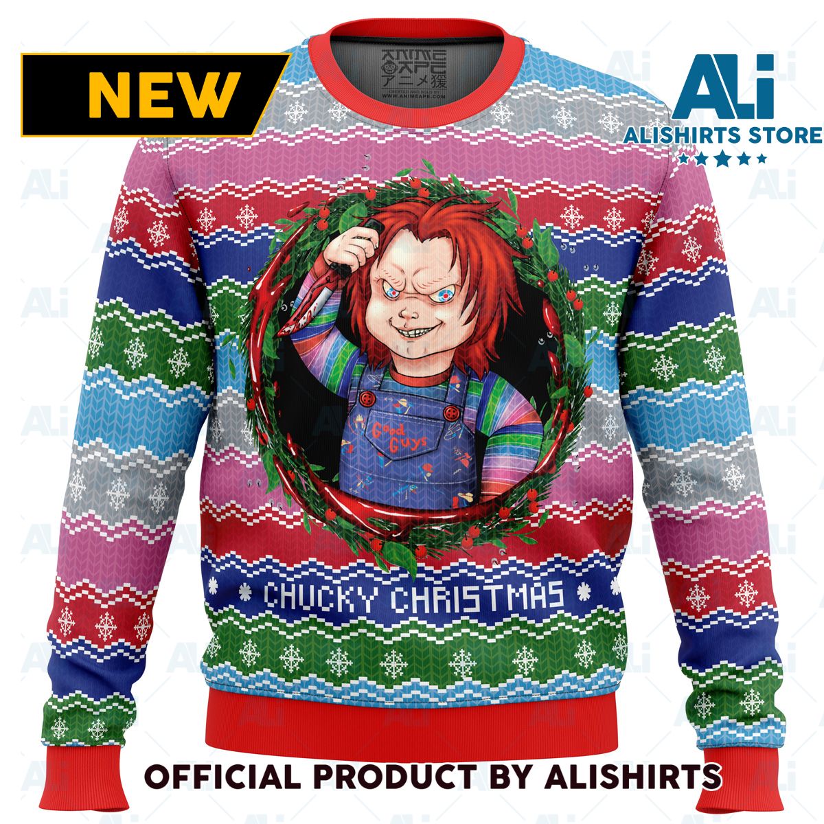 Chucky Christmas Ugly Christmas Sweater