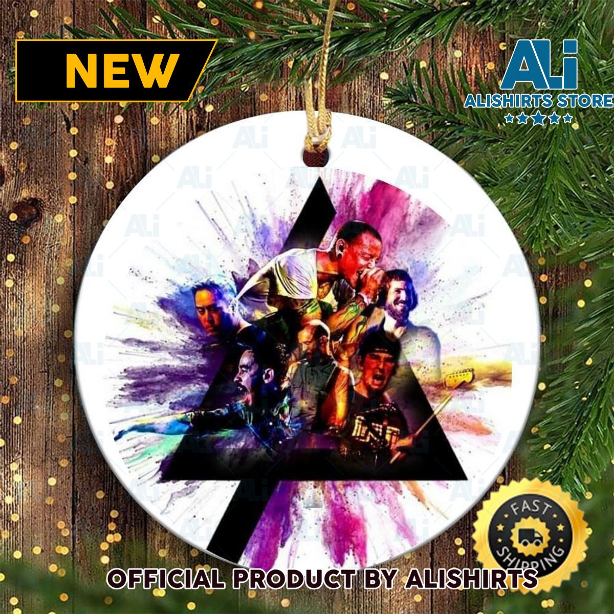 Linkin Park Band Hip Hop Christmas Ornament