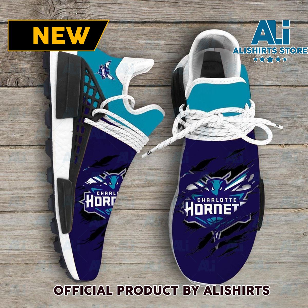 Charlotte Hornets NBA Sport Teams NMD Human Race Adidas NMD Sneakers