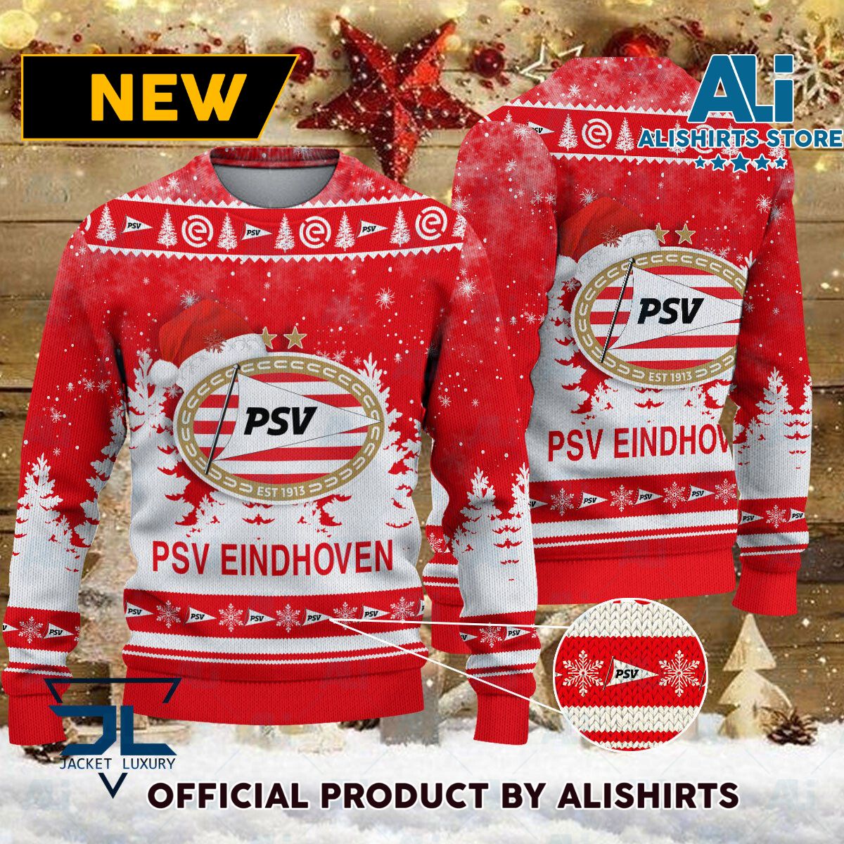 PSV Eredivisie Ugly Christmas sweater