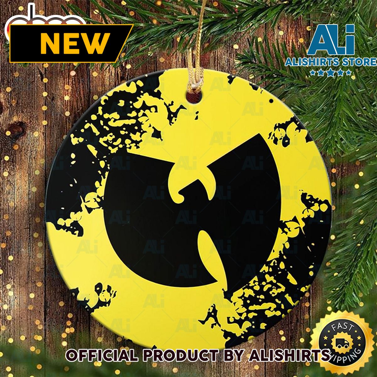 Wu Tang Clan Shock Logo Wu Tang Christmas Ornament