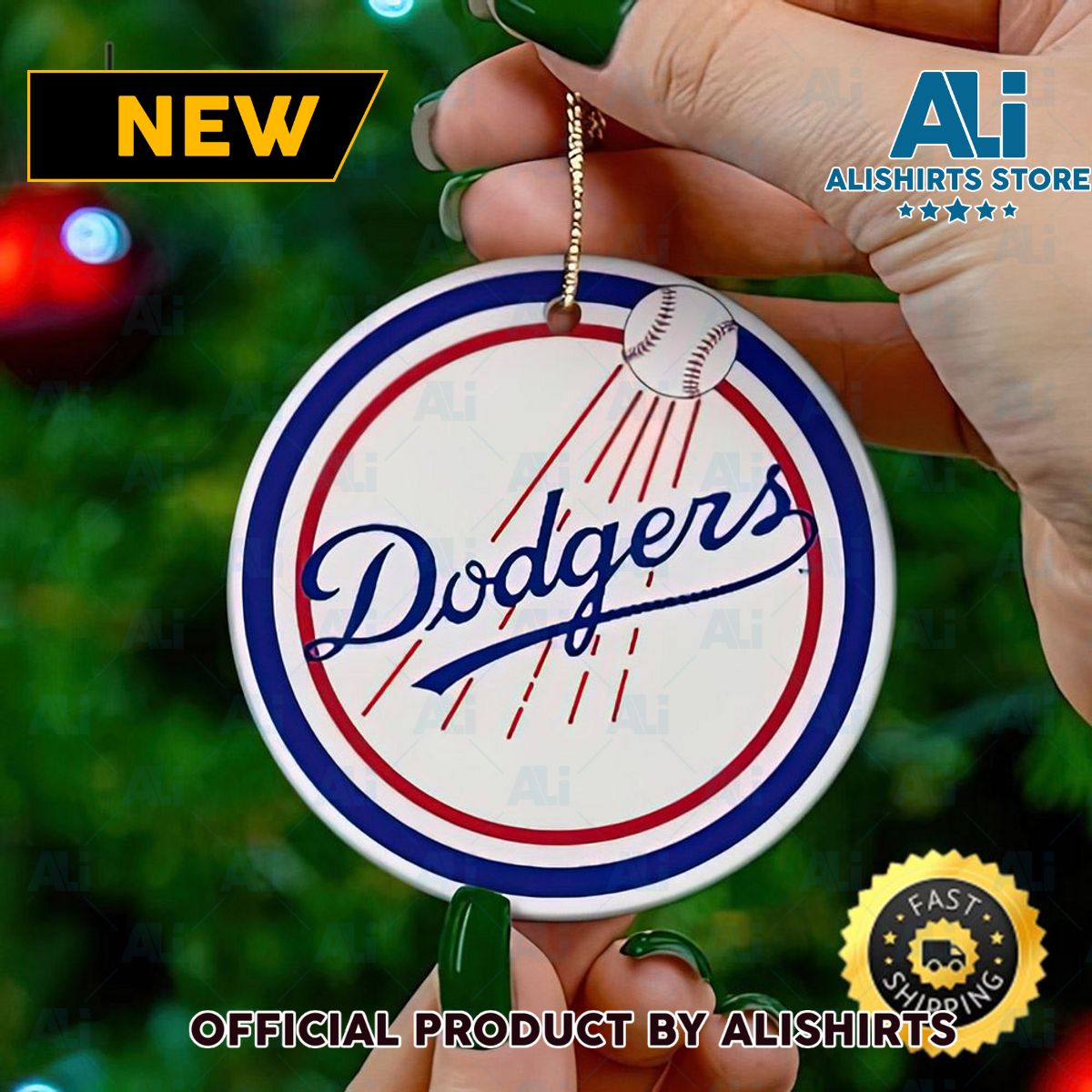 Los Angeles Dodgers Christmas 2022 NFL Gnome Ornaments