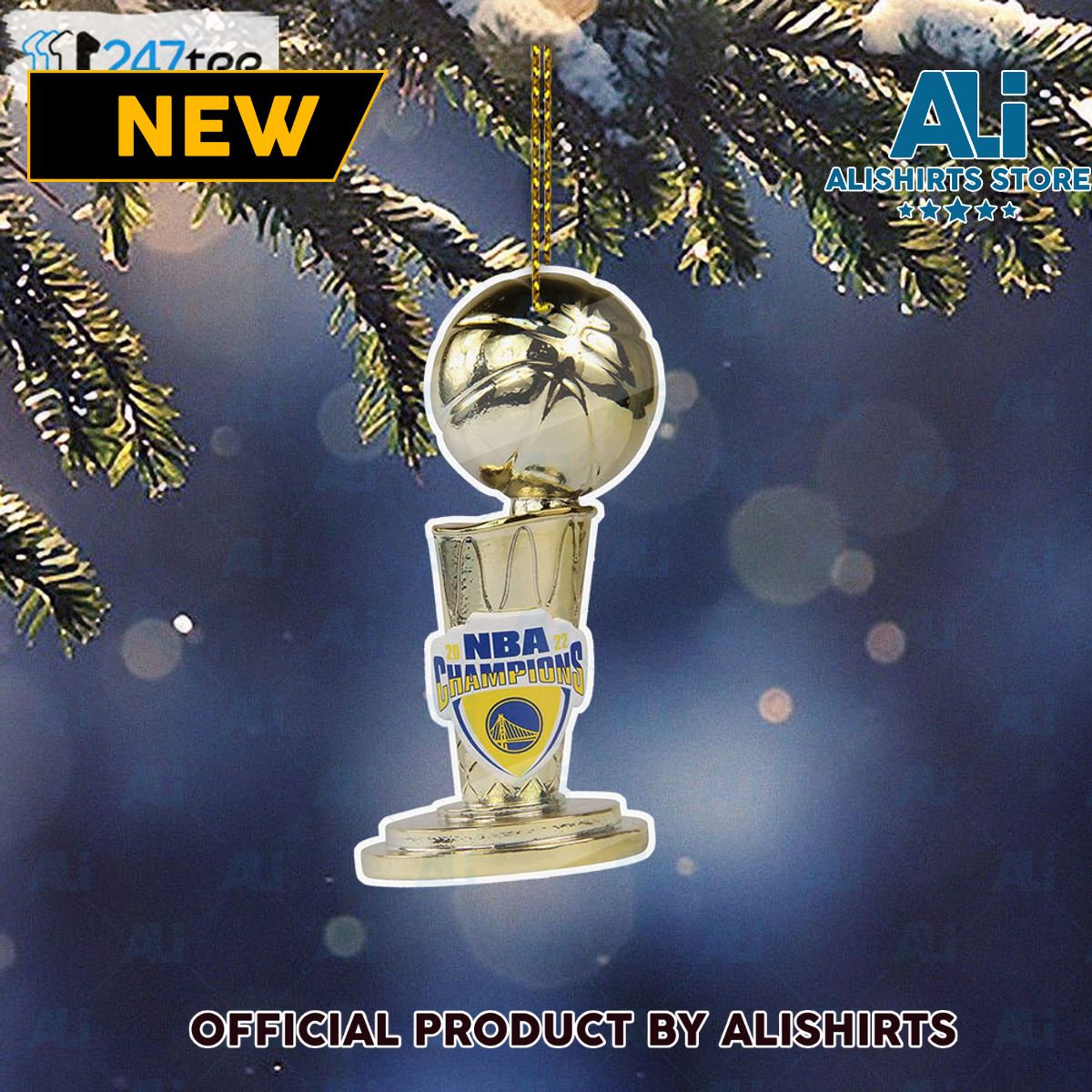 Golden State Warriors 2022 Nba Champions Trophy Paperweight