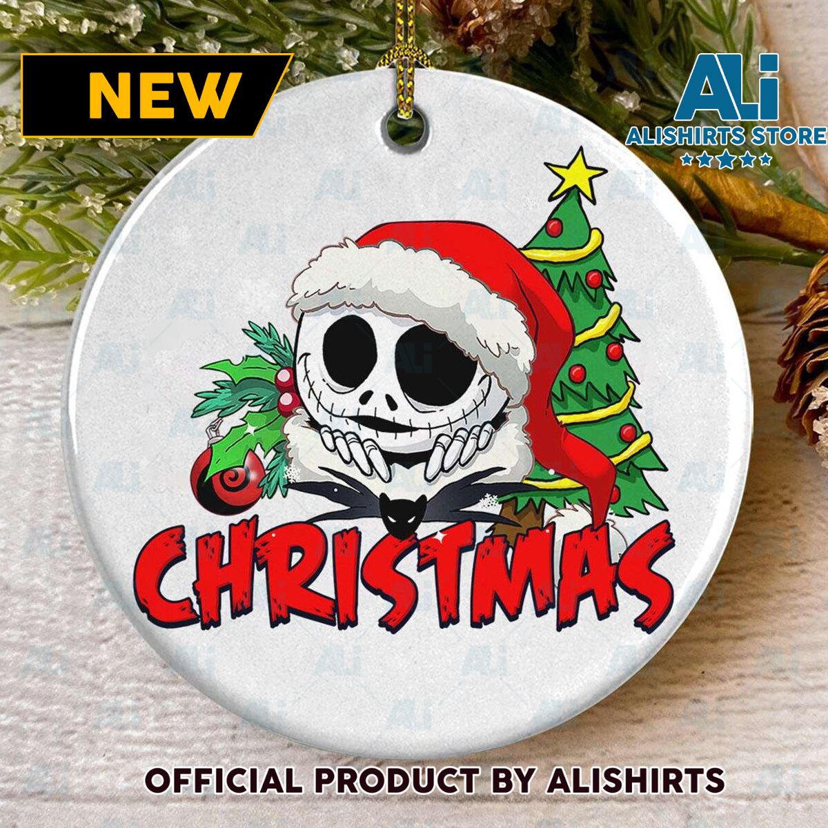 Jack Skellington Christmas Ornament