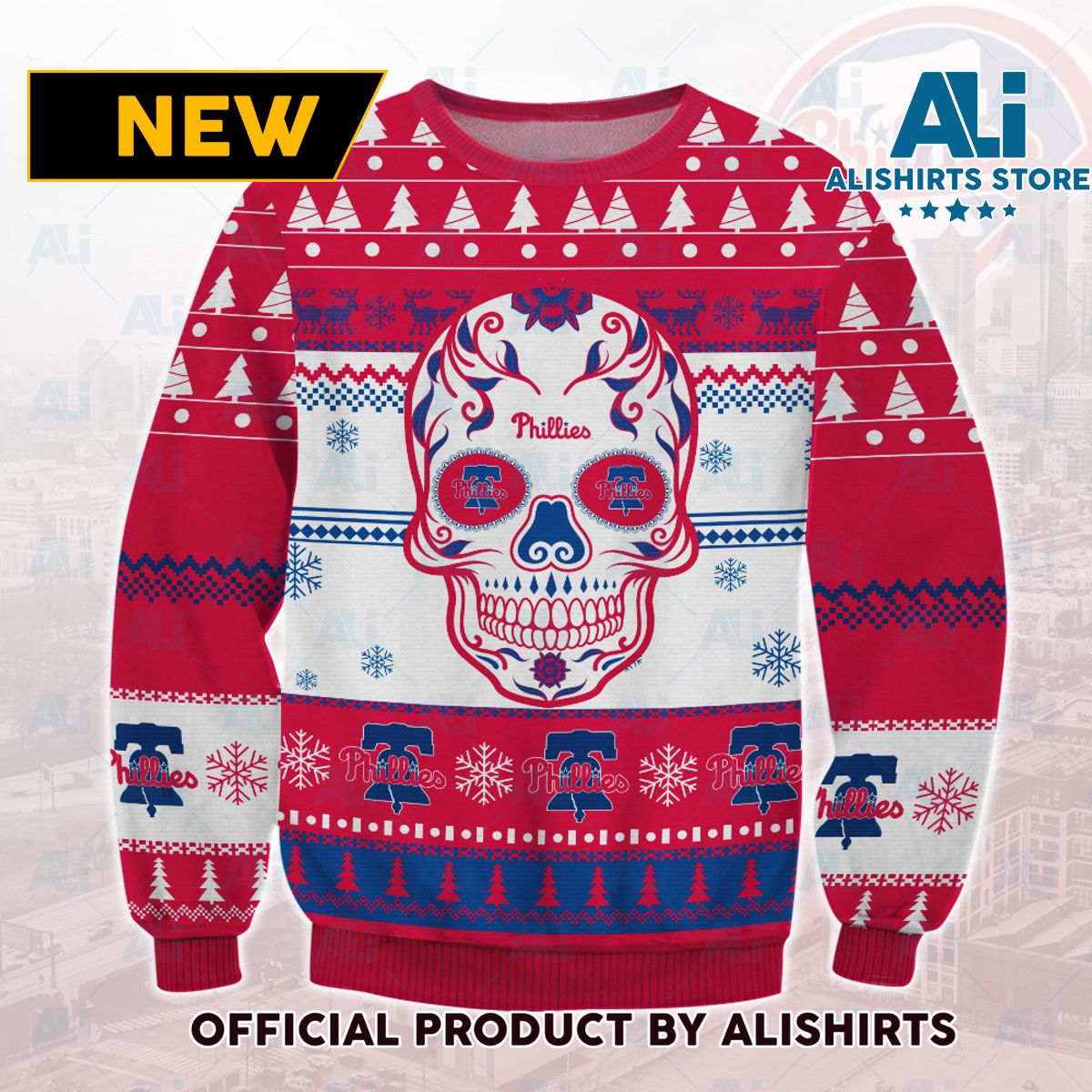 Philadelphia Phillies Ugly Christmas Sweater