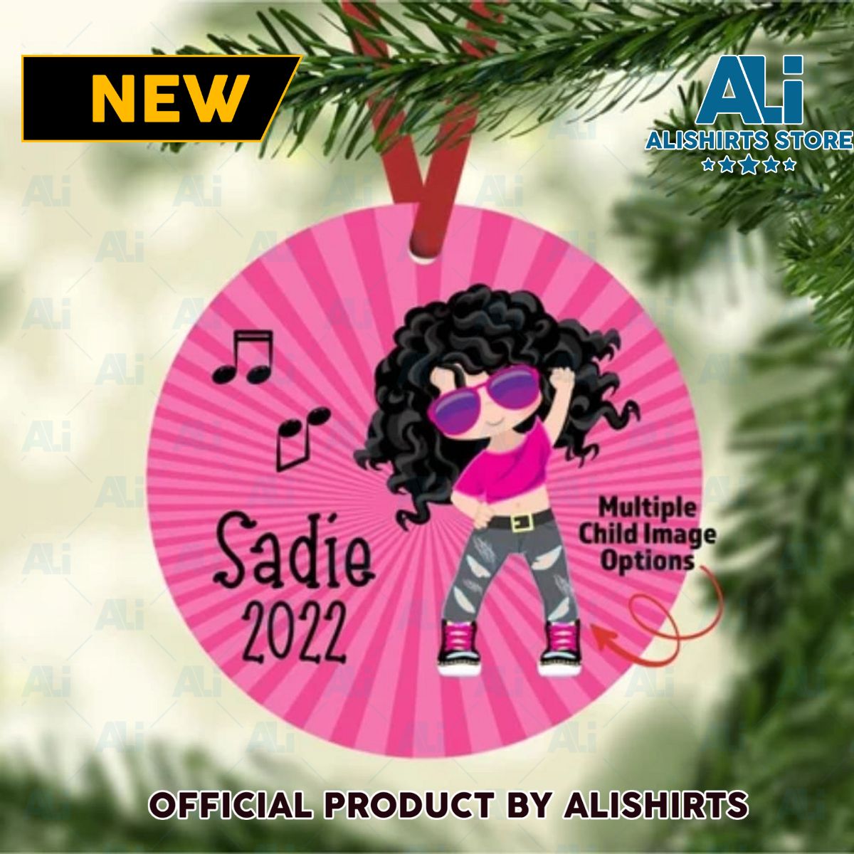 Personalized Hip Hop Dancer Gift 2022 Hiphop Christmas Ornament