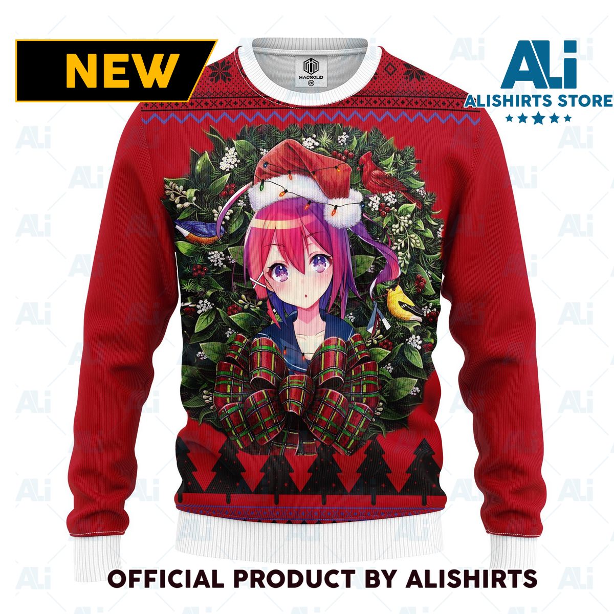 Anime Girl Mc Ugly Christmas Sweater