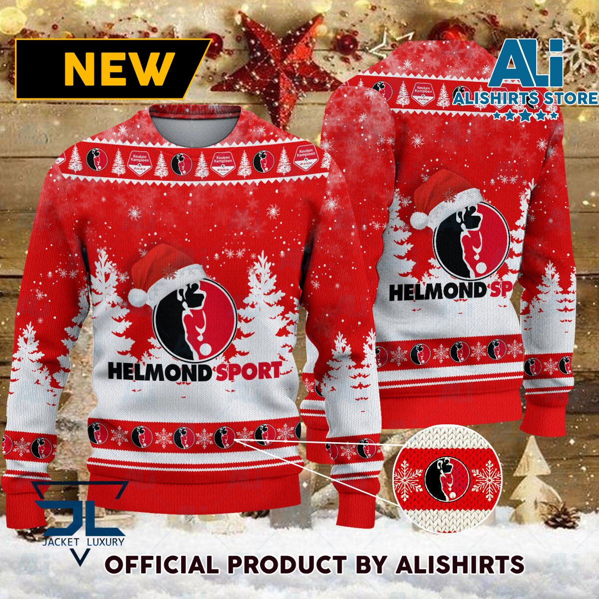 Helmond Sport Eredivisie Ugly Christmas sweater