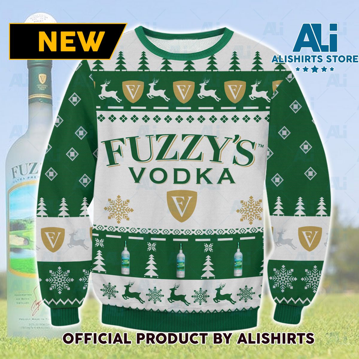 Fuzzys Vodka Ugly Christmas Sweater