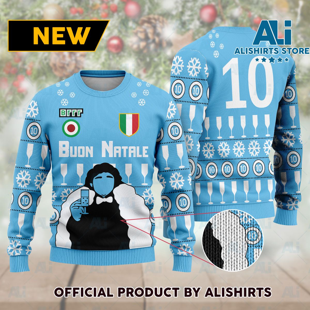 BUON NATALE  10 CHRISTMAS JUMPER SWEATER