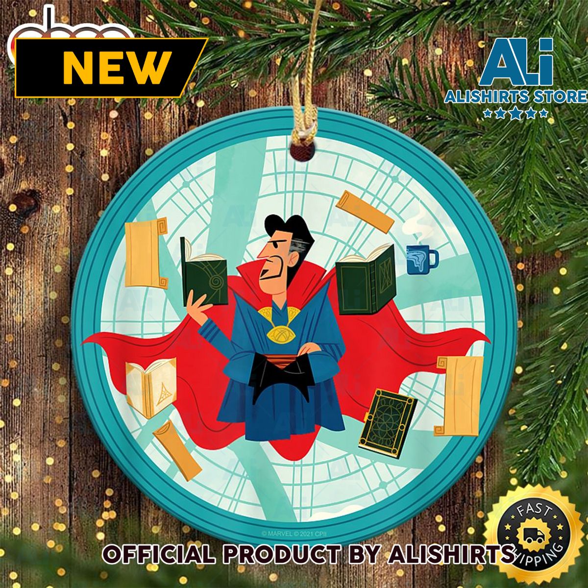 Marvel Spider Man No Way Home Doctor Strange Cartoon Marvel Ornaments