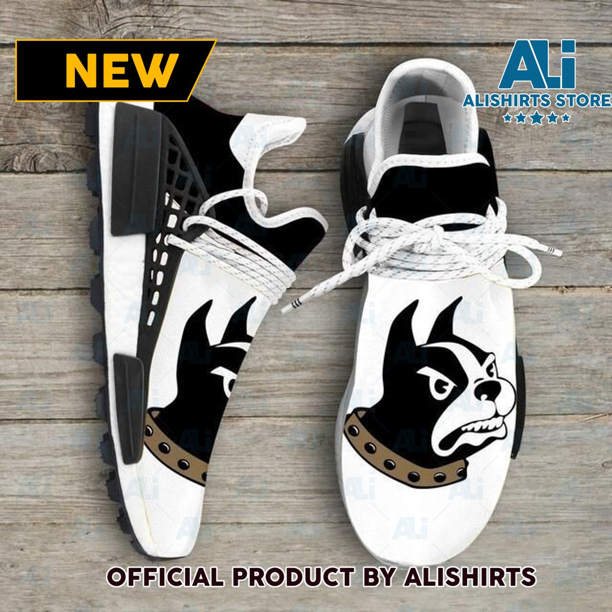 Wofford Terriers Ncaa NMD Human Race shoes Custom Adidas NMD Sneakers
