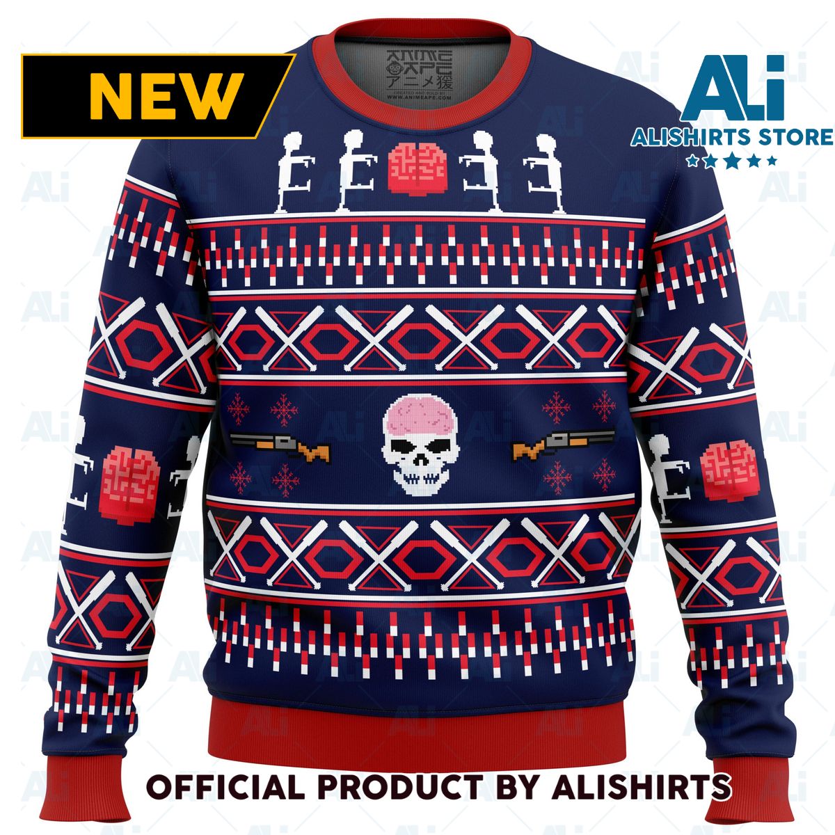 Christmas Zombie Ugly Christmas Sweater