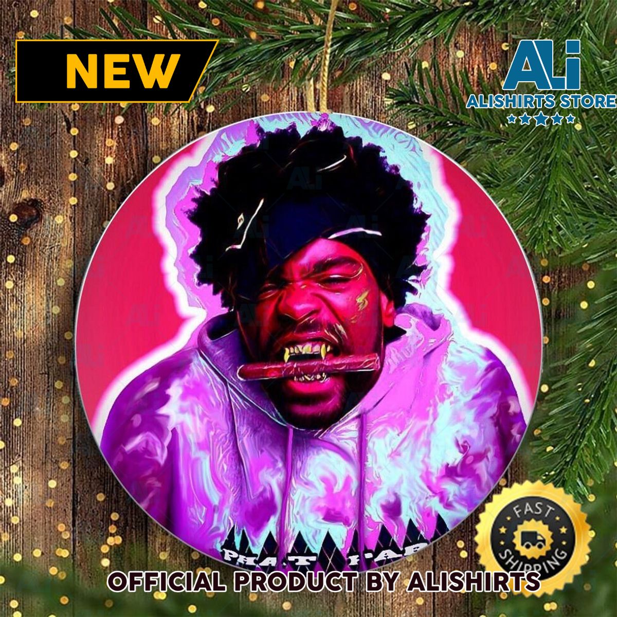 Method Man Wu Tang Christmas Ornament