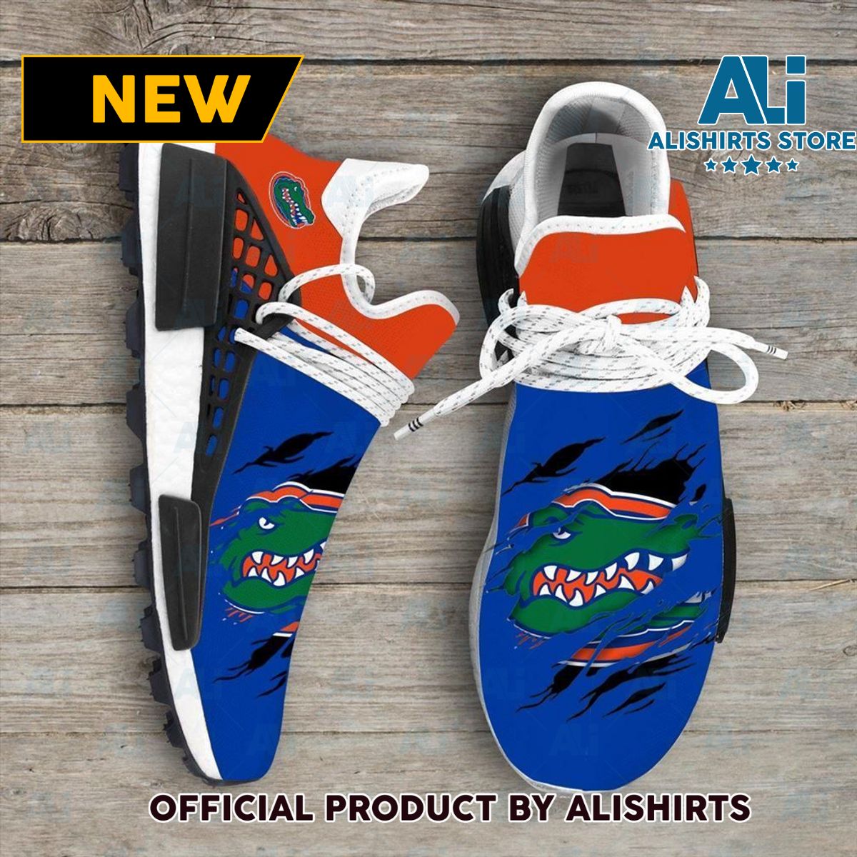 Florida Gators NCAA Sport Teams Human Race Adidas NMD Sneakers
