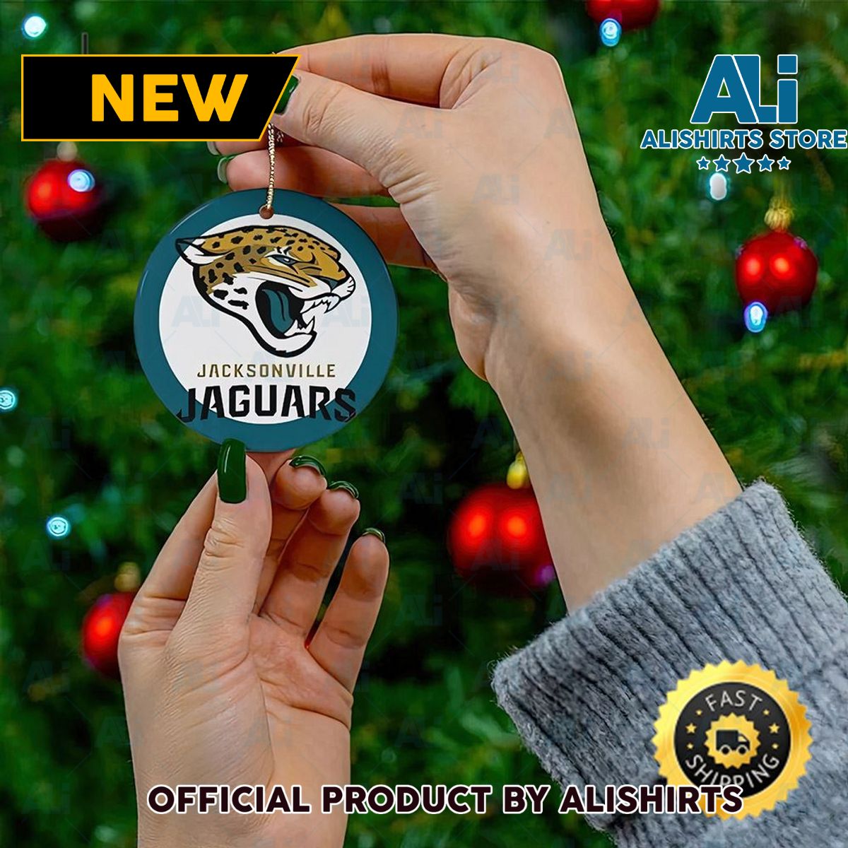 Jacksonville Jaguars Christmas 2022 Ornament NFL Ornament