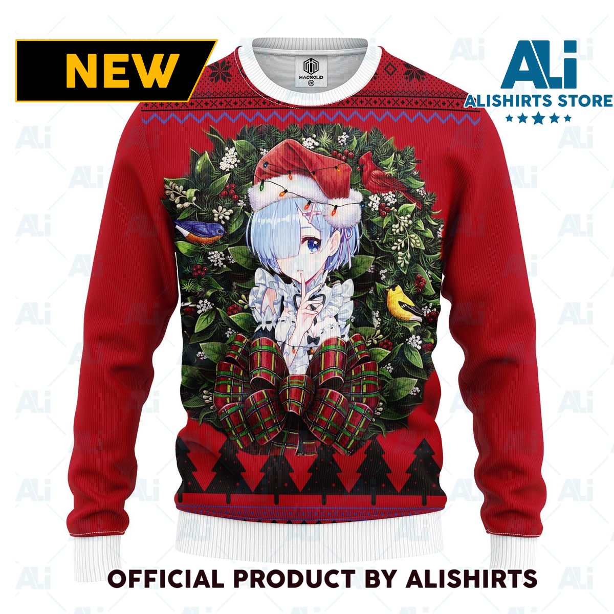 Isekai Rezero √•√§√å¬¶√å¬• Starting Life In Another World Anime Noel Mc Ugly Christmas Sweater