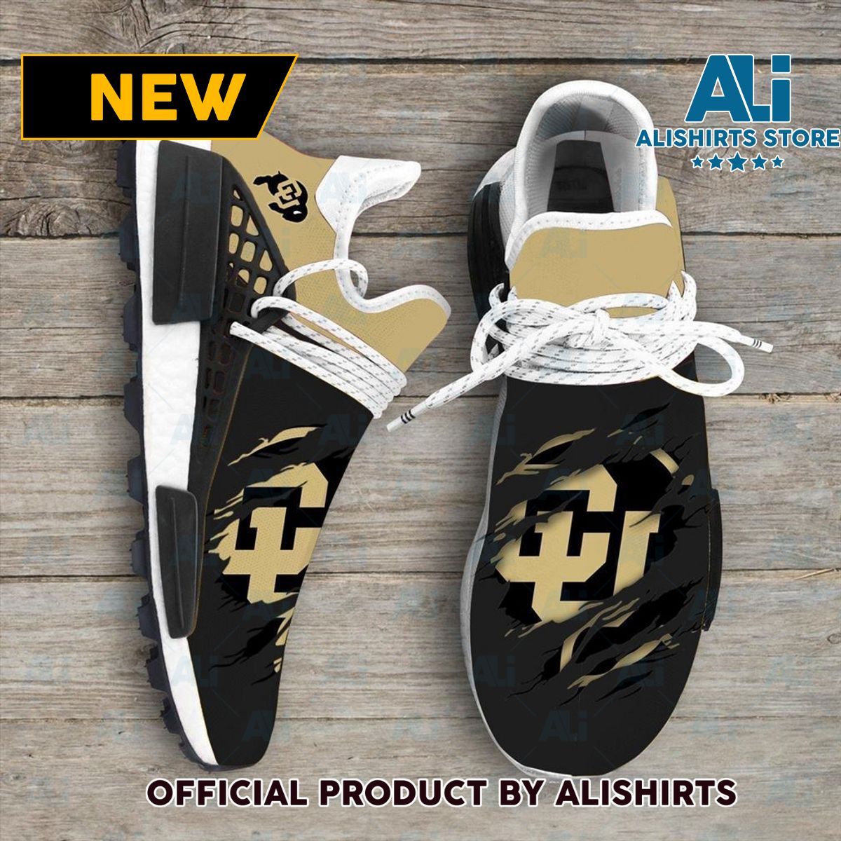 Colorado Buffaloes NCAA Sport Teams Human Race Adidas NMD Sneakers