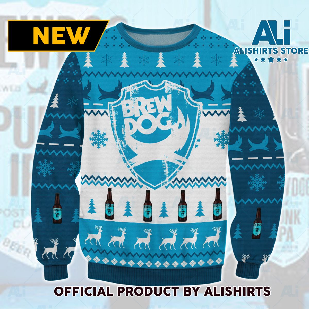 Brewdog Punk Ipa Ugly Christmas Sweater