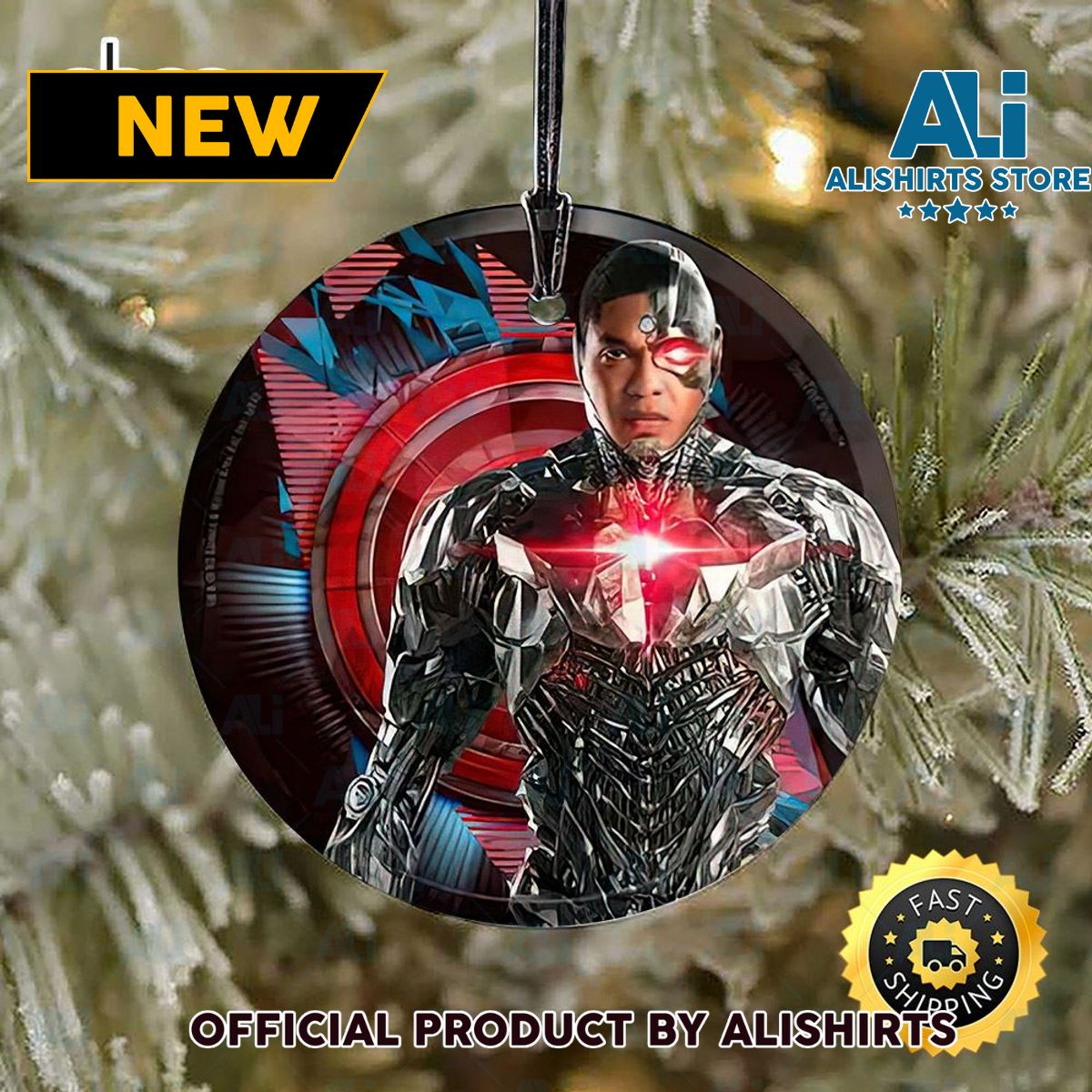 Justice League Movie Cyborg DC Ornaments