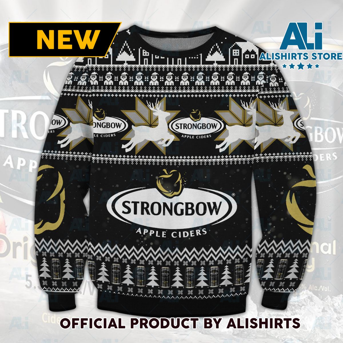 Strongbow Apple Ciders Ugly Christmas Sweater