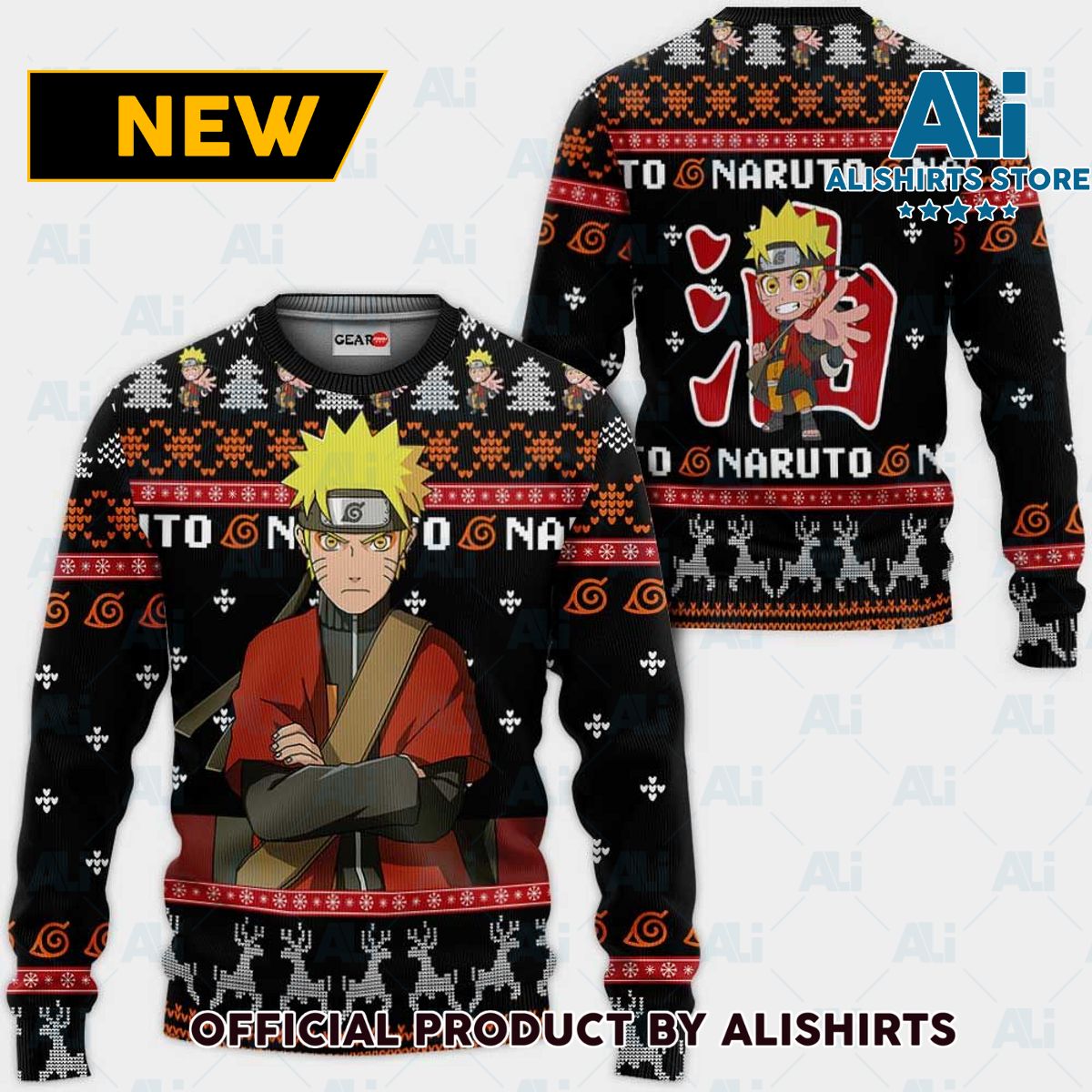 Nrt Sage Ugly Christmas Sweater Custom Nrt Anime