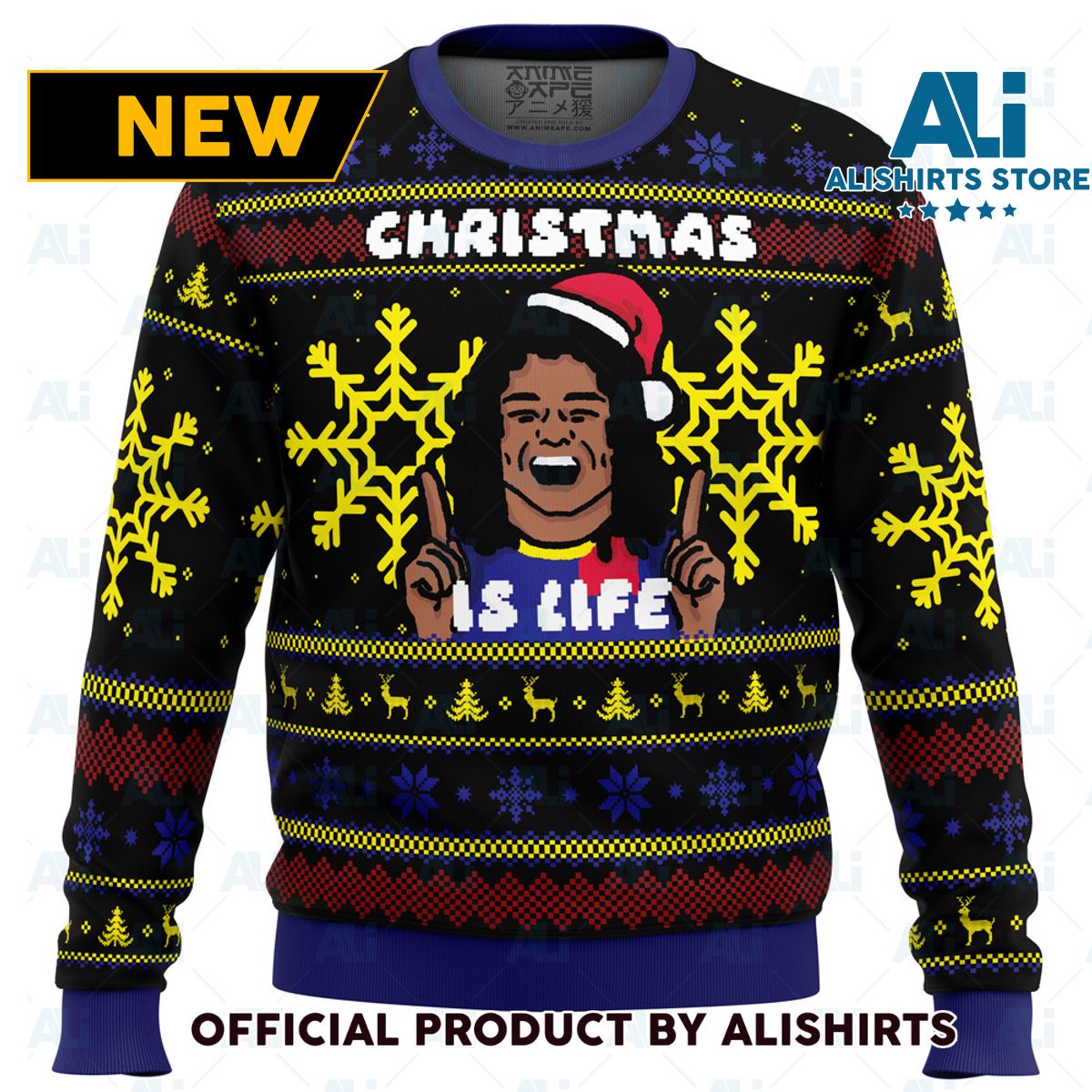 Christmas is Life Dani Rojas Ugly Christmas Sweater