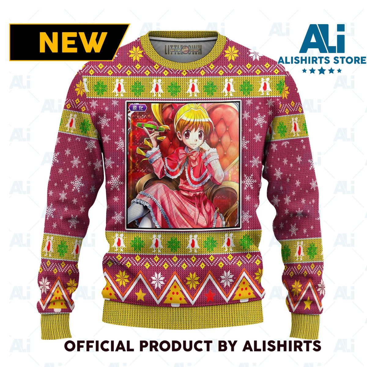 Biscuit Krueger Anime Ugly Christmas Sweater Hunter X Hunter