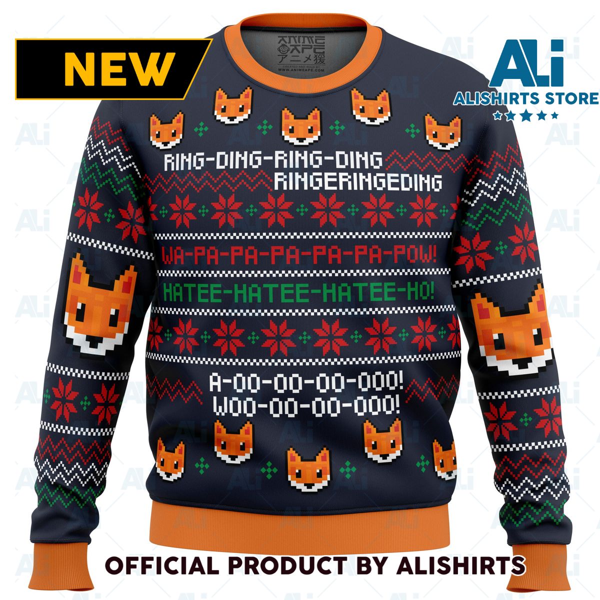 What does the Fox say_ Christmas Sweater