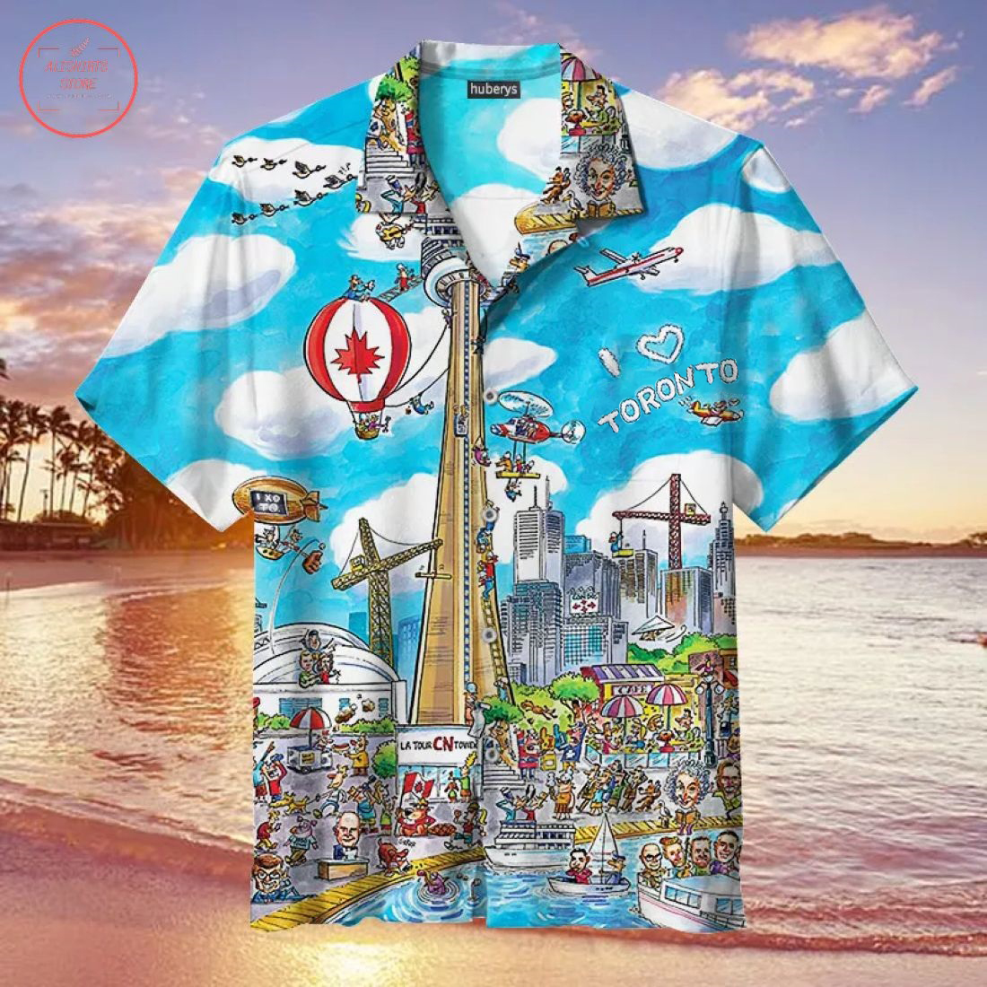 I love toronto Hawaiian shirt