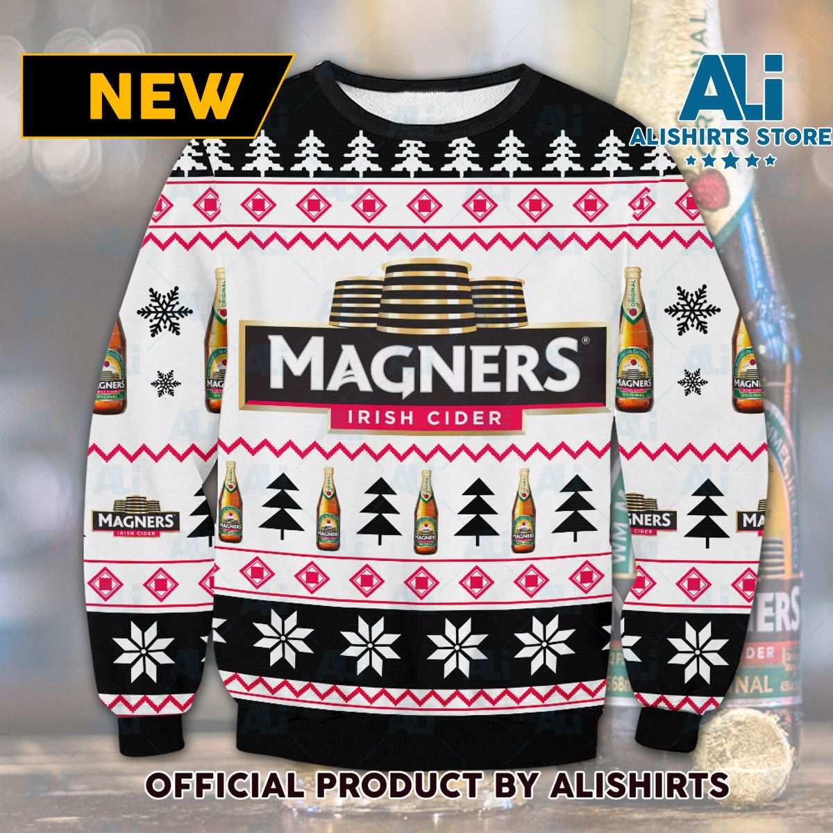 Magners Irish Cider Christmas Ugly Sweater