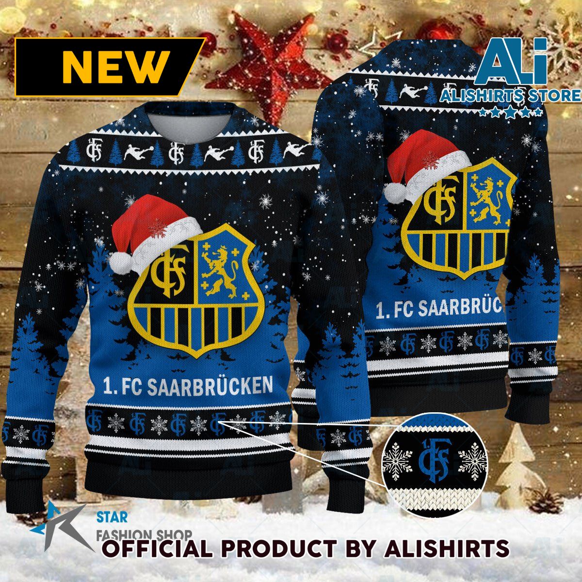 FC Saarbrucken Bundesliga Football Christmas sweater jumper