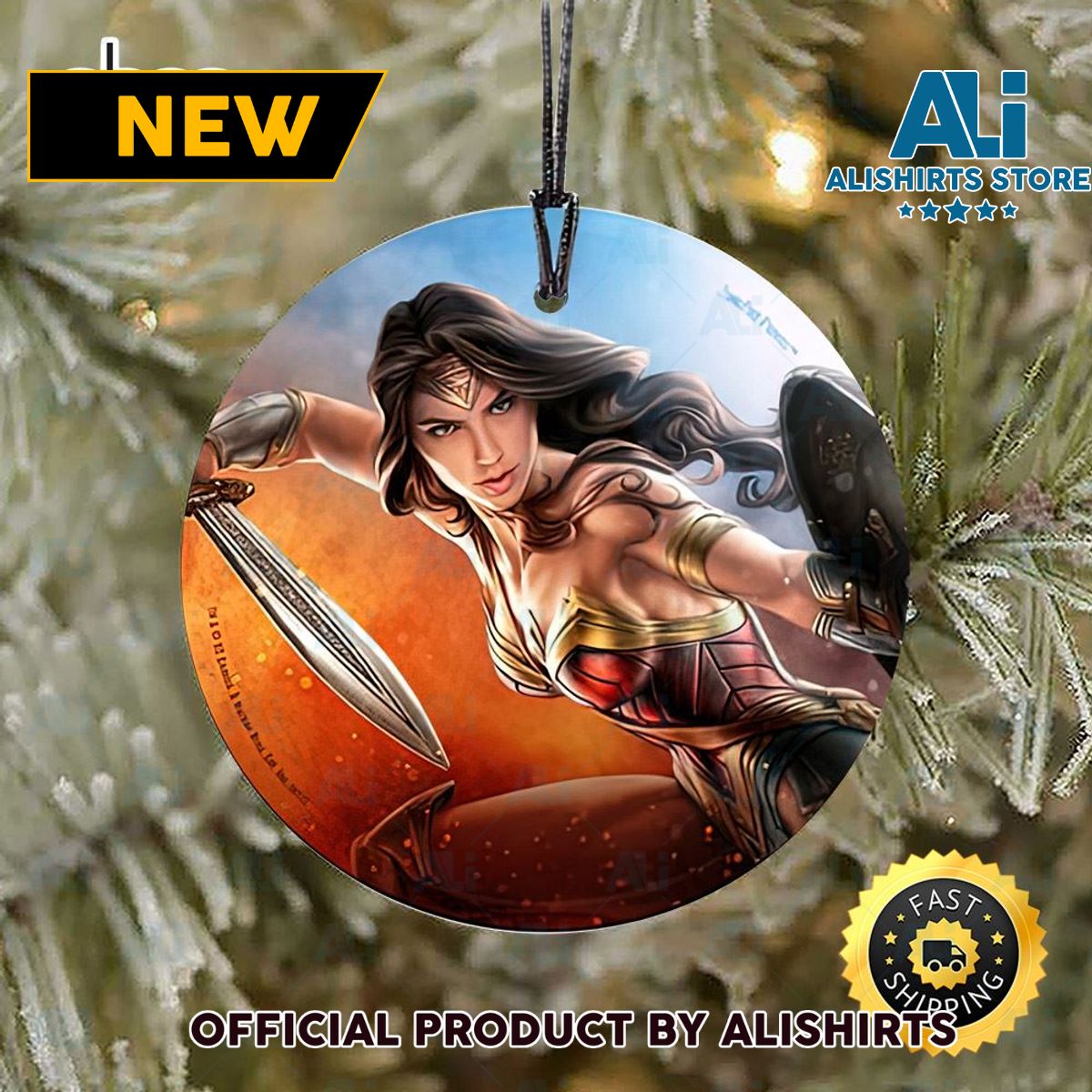 Wonder Woman The Sword Of Justice DC Ornaments