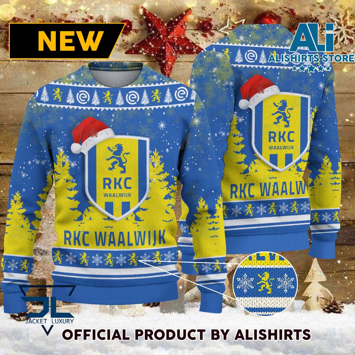 RKC Waalwijk Eredivisie Ugly Christmas sweater